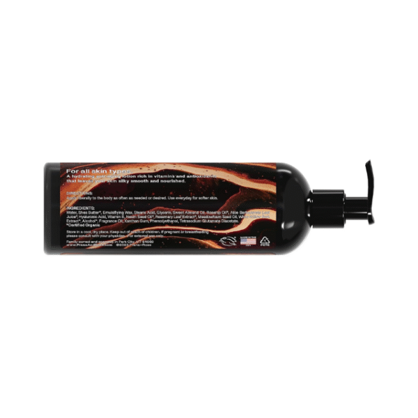 Organic Vegan Shea Butter Lotion with Hyaluronic Acid & Rosehip Oil - Image 2