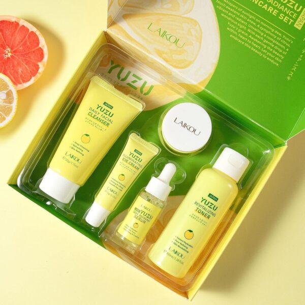 5-in-1 Skincare Set – Cleanser, Serum, Creams & Toner | Anti-Aging Gift Kit for Women & Men - Image 5
