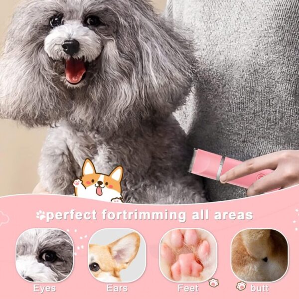 Rechargeable Low-Noise Dog Paw Trimmer - Image 5