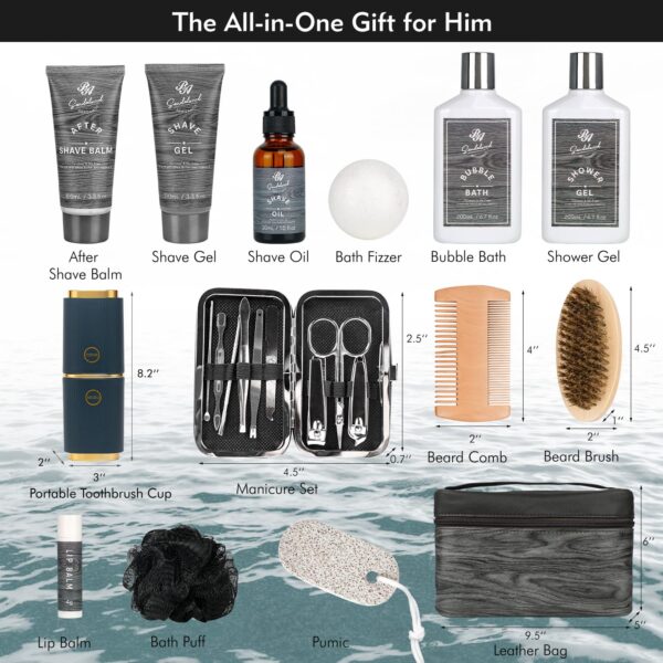 14 Pieces Grooming Set for Men - Image 2