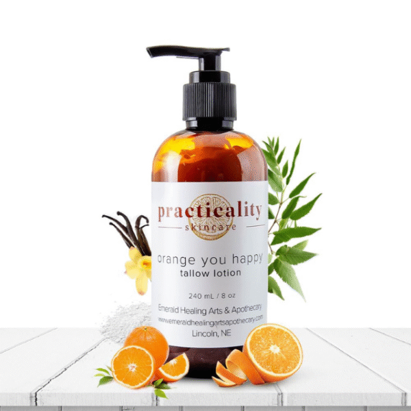 Orange Flavor Grass Fed Beef Tallow for Radiant Skin